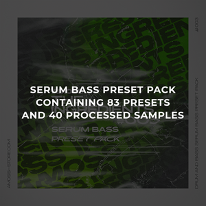 
                  
                    The Ingredients #003 / Serum Bass Preset Pack
                  
                